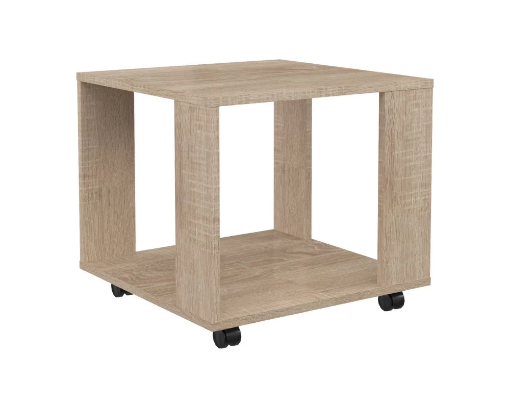 Стол журнальный на колесах 500х500х450 Coffee