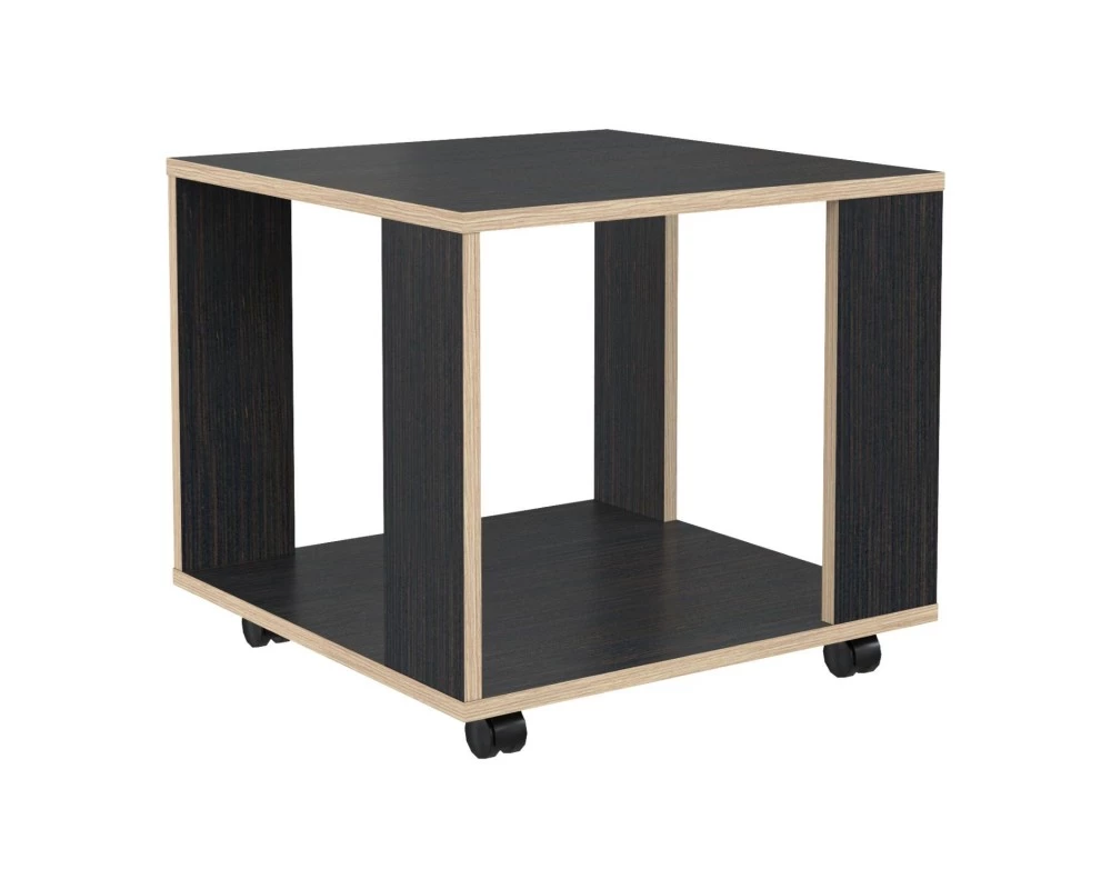 Стол журнальный на колесах 500х500х450 Coffee