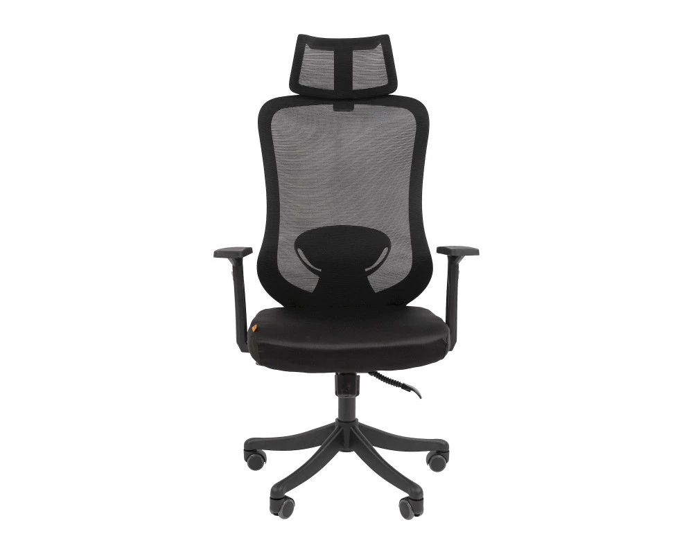 Кресло CHAIRMAN CH563 Сетка/Ткань, Черный