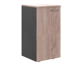 Шкаф колонка с глухой малой дверью и топом Вейв / Wave images