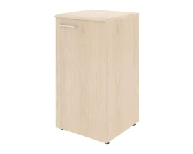 Шкаф колонка с глухой малой дверью и топом Вейв / Wave images