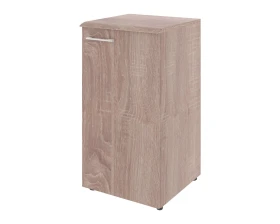 Шкаф колонка с глухой малой дверью и топом Вейв / Wave images