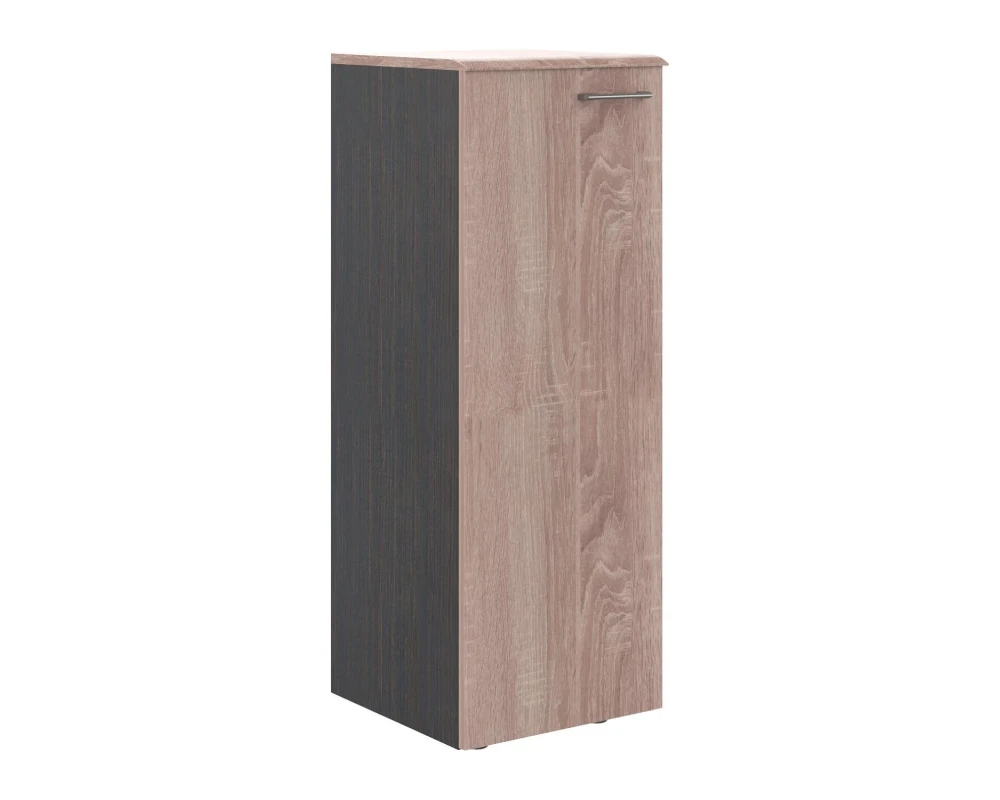 Шкаф колонка с глухой средней дверью и топом Вейв / Wave