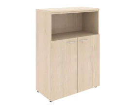 Шкаф с глухими малыми дверьми, топом и 1-й полкой Вейв / Wave images