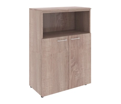 Шкаф с глухими малыми дверьми, топом и 1-й полкой Вейв / Wave