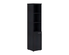 Шкаф колонка с глухой малой дверью, 2 полками и топом Xten images