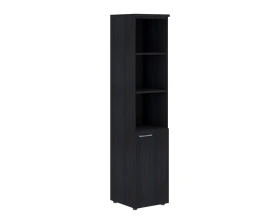 Шкаф колонка с глухой малой дверью, 2 полками и топом Xten images