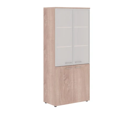 Шкаф комбинированный с дверьми в алюминиевой рамке и топом Xten