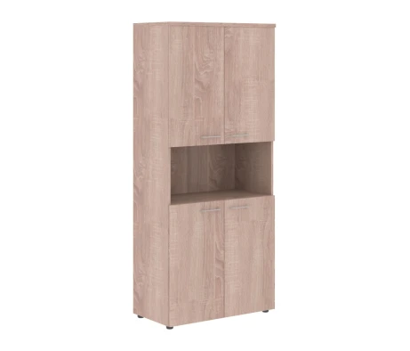 Шкаф с 2-мя комплектами глухих малых дверей и топом Xten