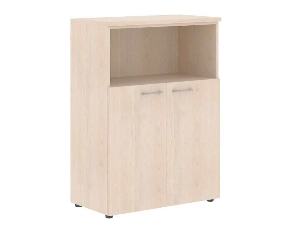 Шкаф с глухими малыми дверьми, полкой и топом Xten