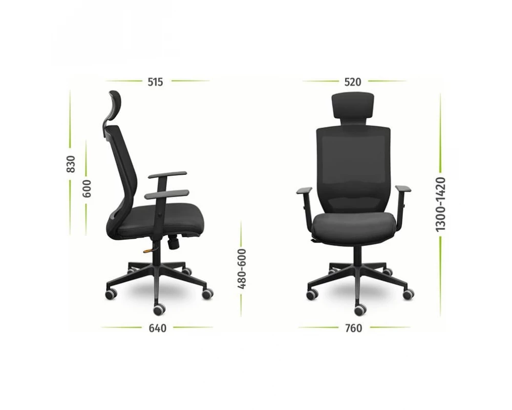 Кресло Гарвард СН-500 хром