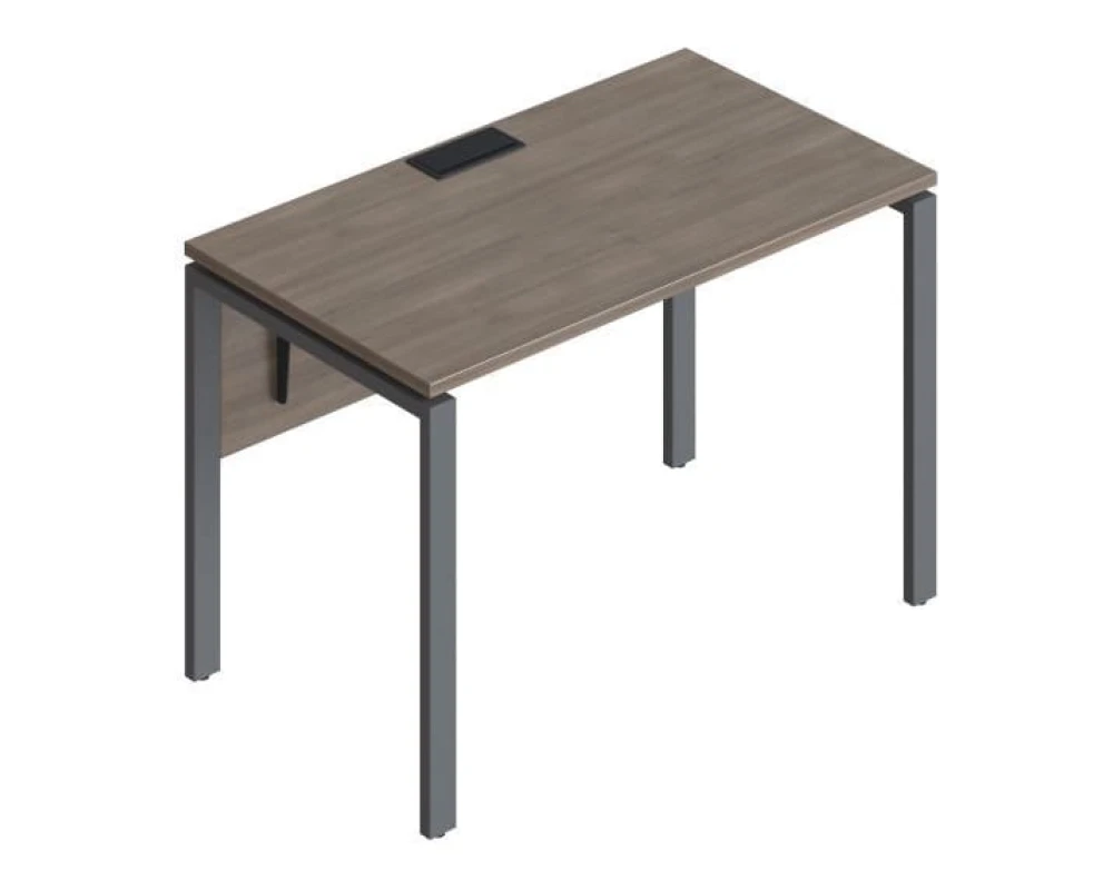 Стол прямой на металлических опорах ФТМ-120+ФМК-120+ФЦ-120 Форма