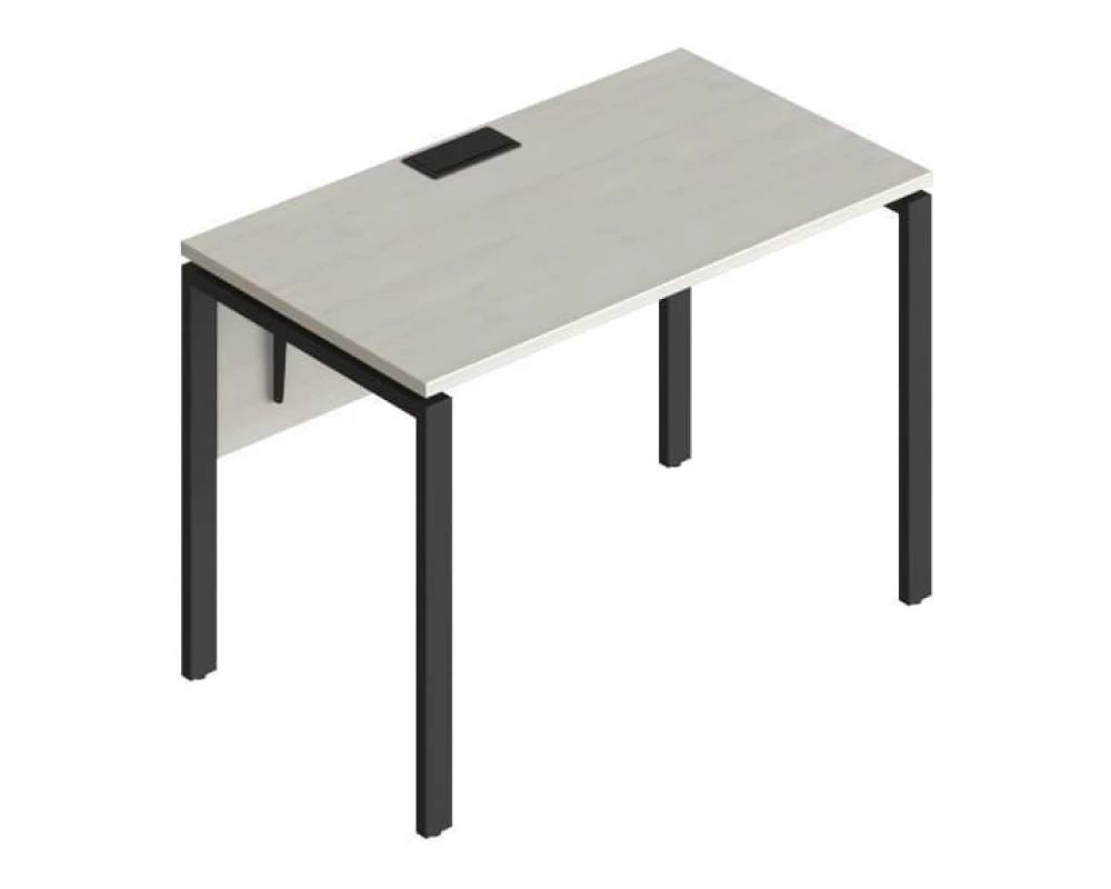 Стол прямой на металлических опорах ФТМ-120+ФМК-120+ФЦ-120 Форма