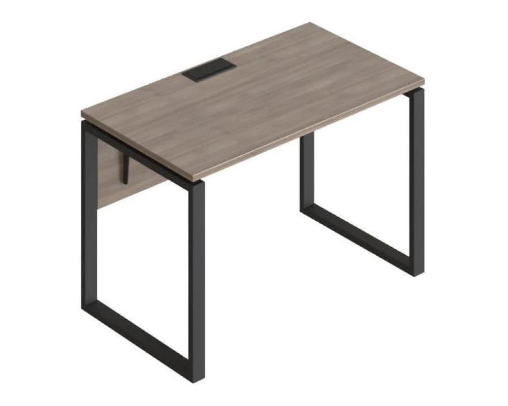 Стол прямой на металлических опорах ФТМ-120+ФМК2-120+ФЦ-120 Форма