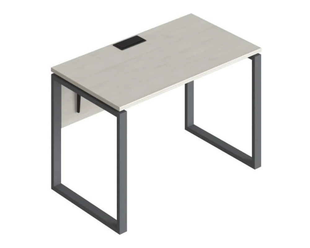 Стол прямой на металлических опорах ФТМ-120+ФМК2-120+ФЦ-120 Форма