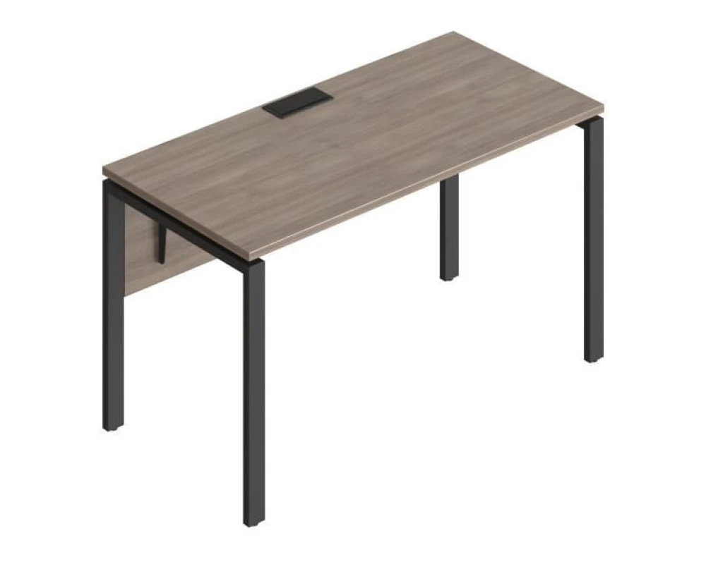 Стол прямой на металлических опорах ФТМ-140+ФМК-140+ФЦ-140 Форма