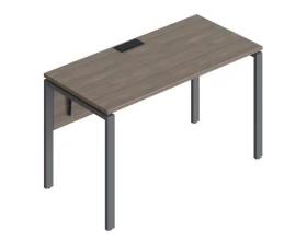 Стол прямой на металлических опорах ФТМ-140+ФМК-140+ФЦ-140 Форма images