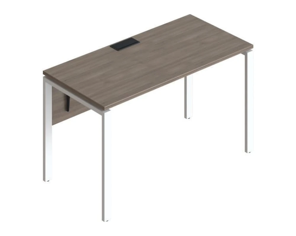 Стол прямой на металлических опорах ФТМ-140+ФМК-140+ФЦ-140 Форма