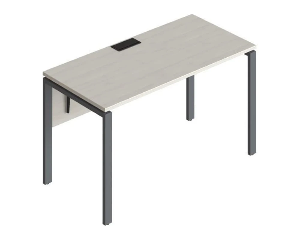 Стол прямой на металлических опорах ФТМ-140+ФМК-140+ФЦ-140 Форма