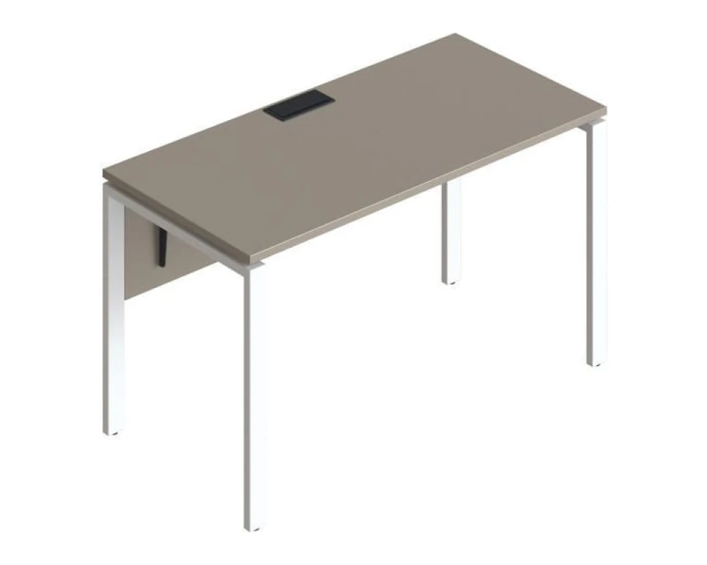 Стол прямой на металлических опорах ФТМ-140+ФМК-140+ФЦ-140 Форма