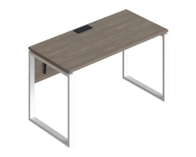 Стол прямой на металлических опорах ФТМ-140+ФМК2-140+ФЦ-140 Форма images