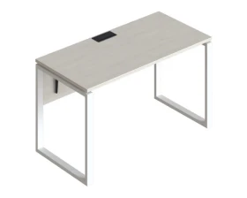 Стол прямой на металлических опорах ФТМ-140+ФМК2-140+ФЦ-140 Форма images