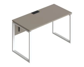 Стол прямой на металлических опорах ФТМ-140+ФМК2-140+ФЦ-140 Форма images