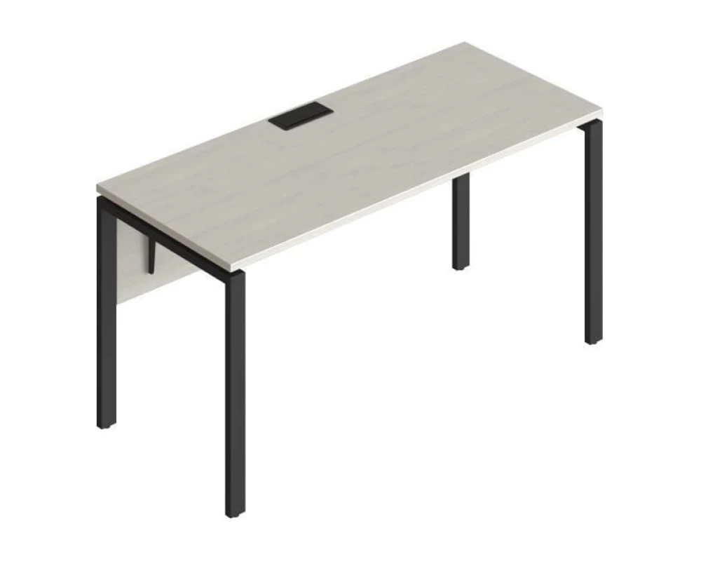 Стол прямой на металлических опорах ФТМ-160+ФМК-160+ФЦ-160 Форма