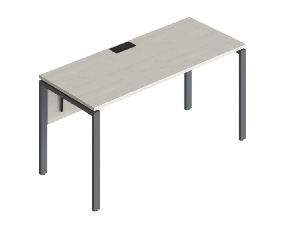 Стол прямой на металлических опорах ФТМ-160+ФМК-160+ФЦ-160 Форма