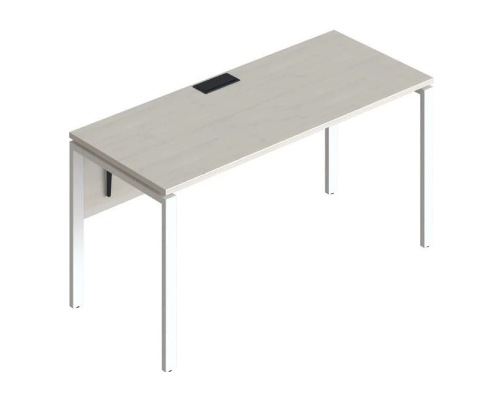 Стол прямой на металлических опорах ФТМ-160+ФМК-160+ФЦ-160 Форма