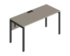 Стол прямой на металлических опорах ФТМ-160+ФМК-160+ФЦ-160 Форма images