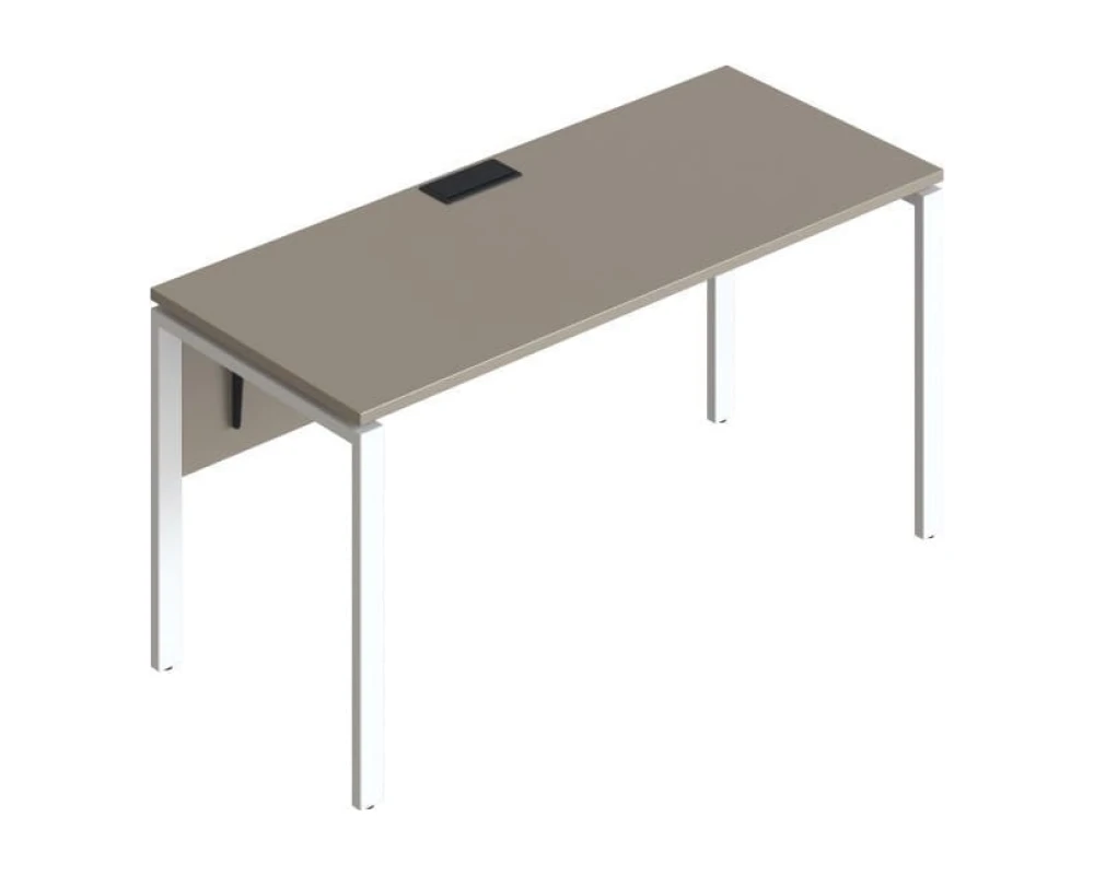 Стол прямой на металлических опорах ФТМ-160+ФМК-160+ФЦ-160 Форма