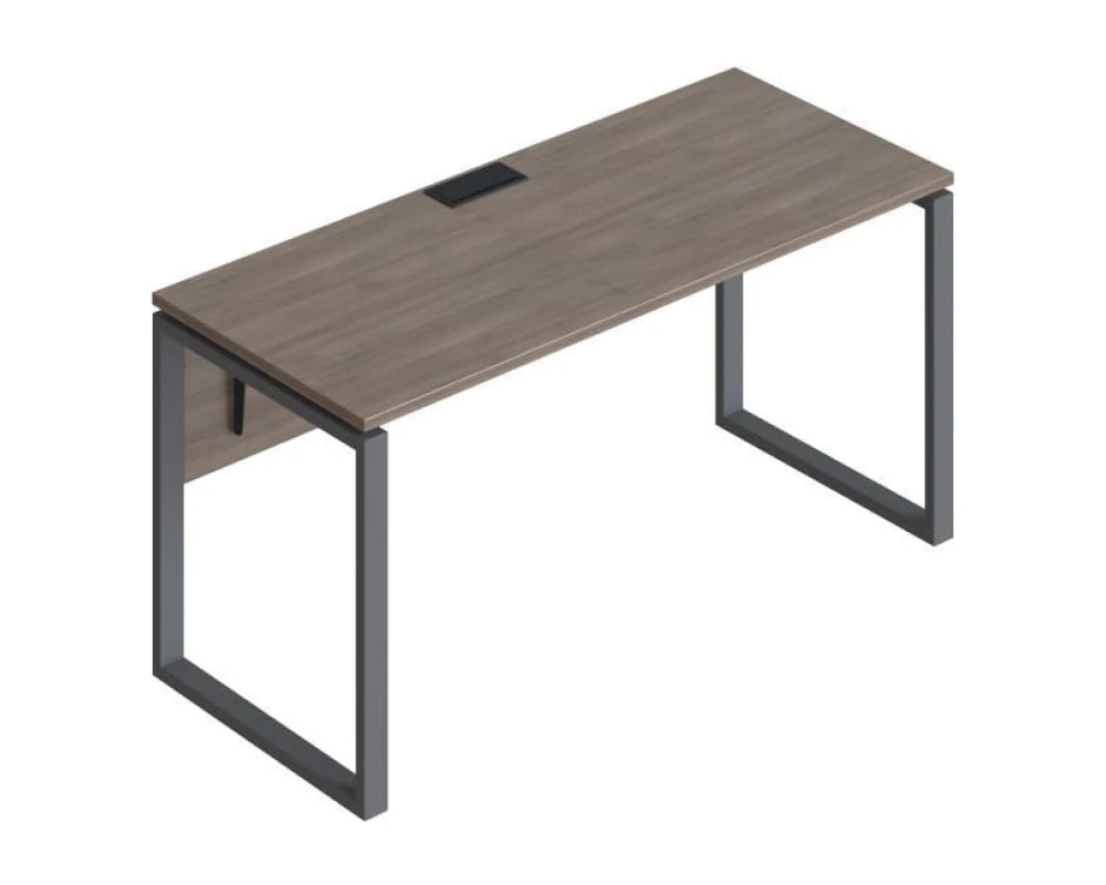 Стол прямой на металлических опорах ФТМ-160+ФМК2-160+ФЦ-160 Форма