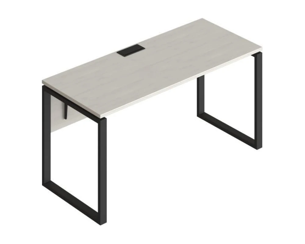 Стол прямой на металлических опорах ФТМ-160+ФМК2-160+ФЦ-160 Форма