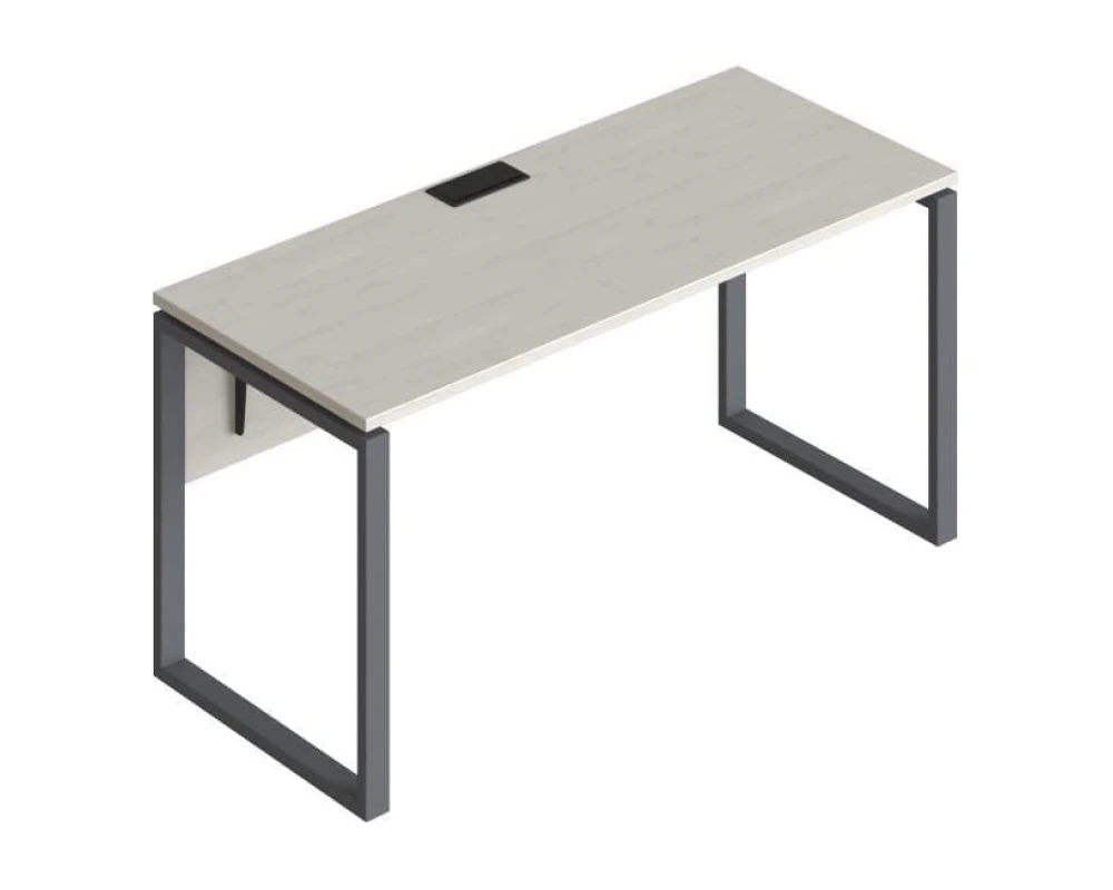 Стол прямой на металлических опорах ФТМ-160+ФМК2-160+ФЦ-160 Форма