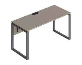 Стол прямой на металлических опорах ФТМ-160+ФМК2-160+ФЦ-160 Форма images