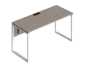 Стол прямой на металлических опорах ФТМ-160+ФМК2-160+ФЦ-160 Форма images