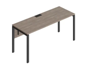 Стол прямой на металлических опорах ФТМ-180+ФМК-180+ФЦ-180 Форма images