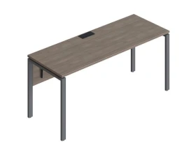 Стол прямой на металлических опорах ФТМ-180+ФМК-180+ФЦ-180 Форма images