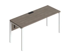 Стол прямой на металлических опорах ФТМ-180+ФМК-180+ФЦ-180 Форма images