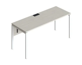 Стол прямой на металлических опорах ФТМ-180+ФМК-180+ФЦ-180 Форма images