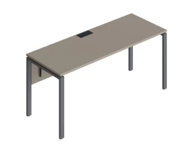 Стол прямой на металлических опорах ФТМ-180+ФМК-180+ФЦ-180 Форма images