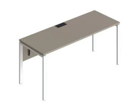 Стол прямой на металлических опорах ФТМ-180+ФМК-180+ФЦ-180 Форма images