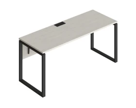 Стол прямой на металлических опорах ФТМ-180+ФМК2-180+ФЦ-180 Форма images