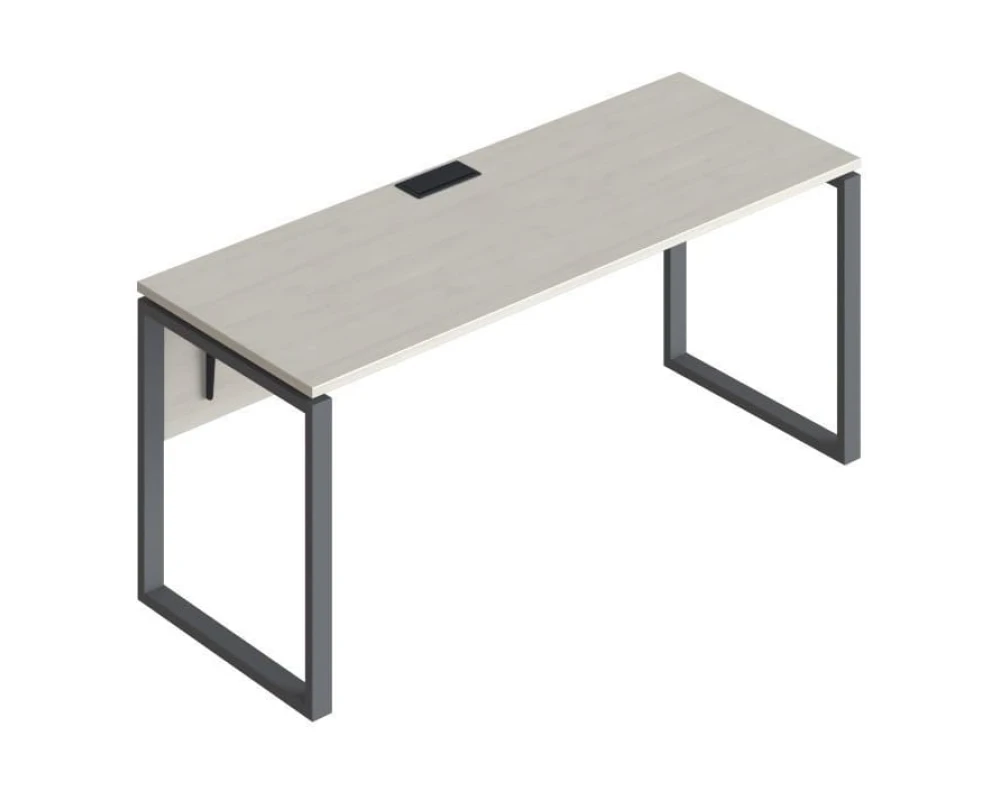 Стол прямой на металлических опорах ФТМ-180+ФМК2-180+ФЦ-180 Форма