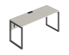 Стол прямой на металлических опорах ФТМ-180+ФМК2-180+ФЦ-180 Форма images