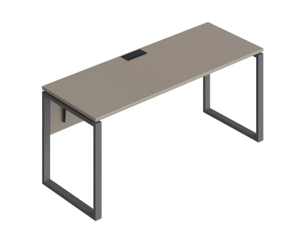 Стол прямой на металлических опорах ФТМ-180+ФМК2-180+ФЦ-180 Форма