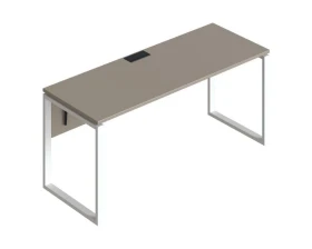 Стол прямой на металлических опорах ФТМ-180+ФМК2-180+ФЦ-180 Форма images